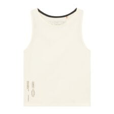 Cuera Oncourt Cropped Tank Top Women Off White