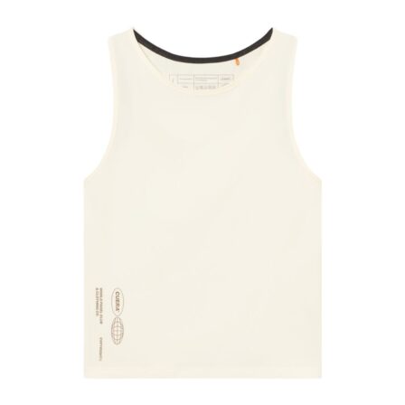 Cuera Oncourt Cropped Tank Top Women Off White