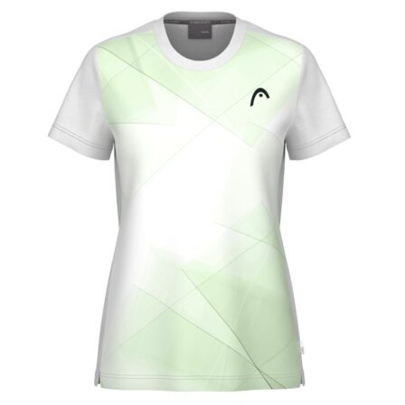 Head Tie-Break T-shirt Women White/Celery Green