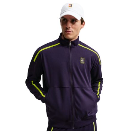Nike Court Heritage Jacket Purple Dynasty/Lemon Venom