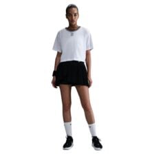 Nike Heritage Women Dri-FIT Short-Sleeve Cropped T-Shirt White