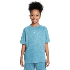Nike Multi Boys Dri-FIT Short-Sleeve Top Smokey Blue