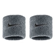 Nike Swoosh Classic Wristbands 2-Pack Grey/Black