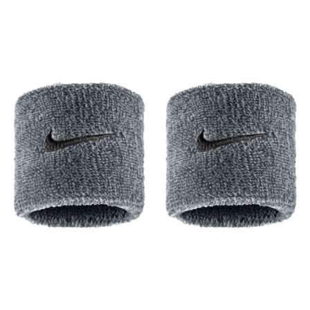 Nike Swoosh Classic Wristbands 2-Pack Grey/Black