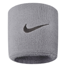 Nike Swoosh Wristbands 2-Pack Matte Silver/Black